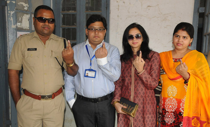विदर्भात ६२.३६ टक्के मतदान 