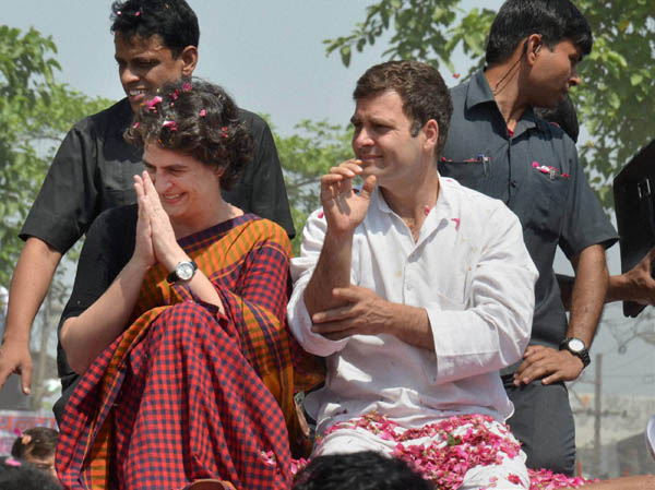 अमेठीमधून राहुल यांचा अर्ज दाखल