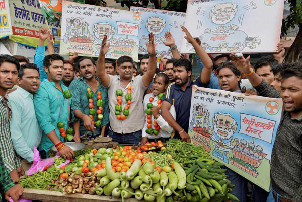 पालेभाज्या महागल्या…