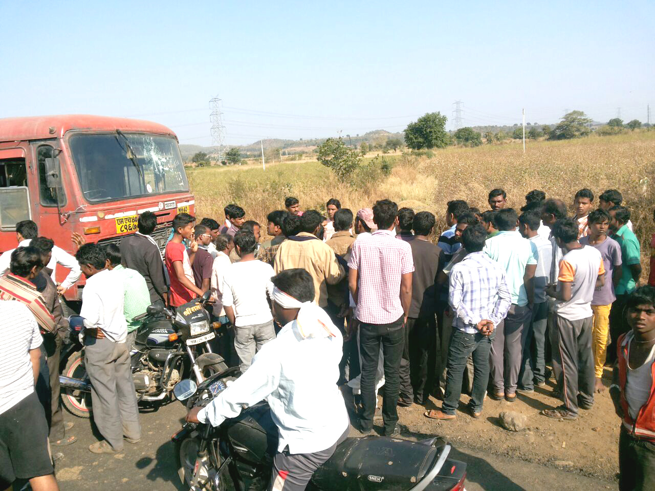 बसच्या धडकेत दुचाकीस्वार ठार