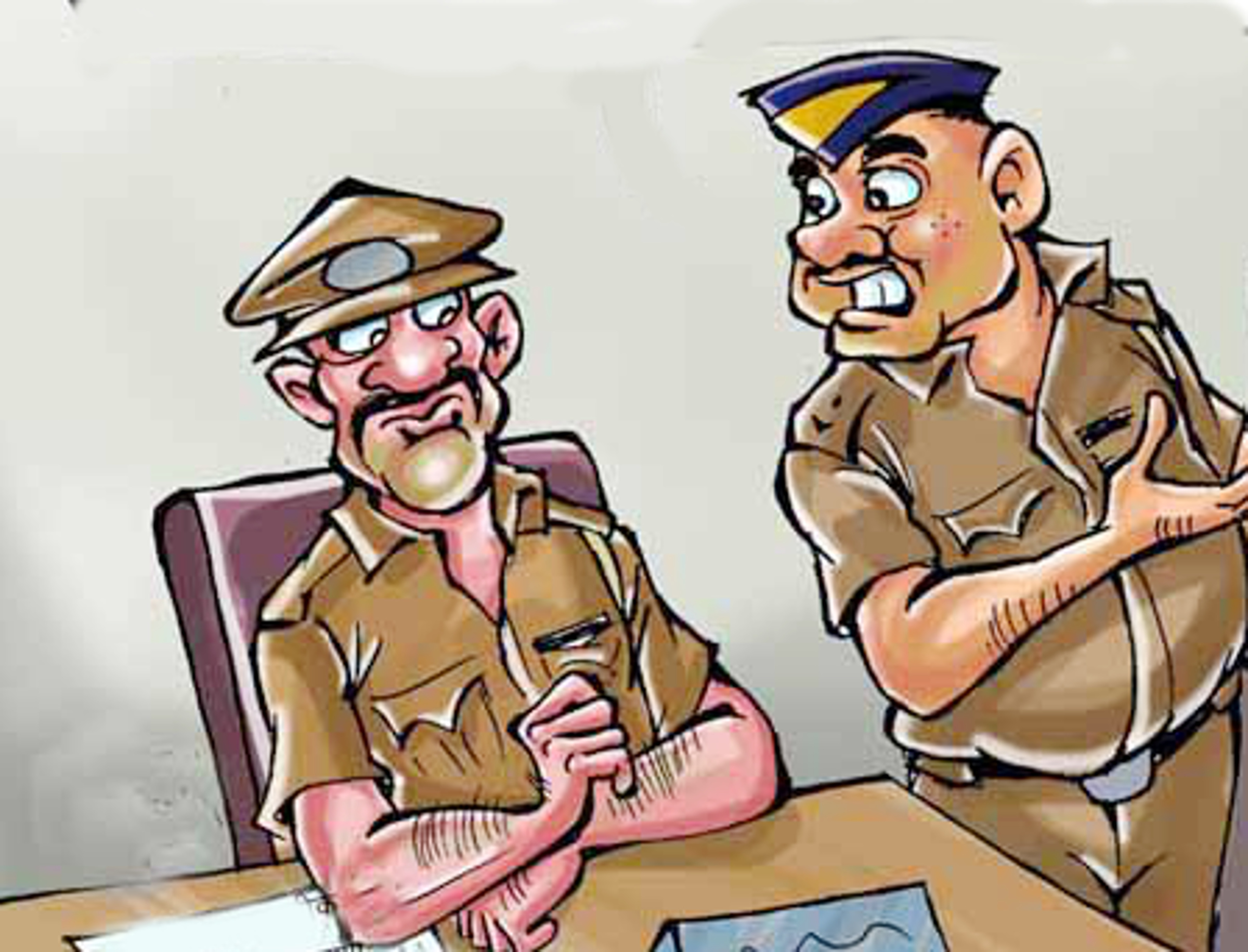 ठाणेदाराचे जोडे चोरीला जातात तेव्हा...