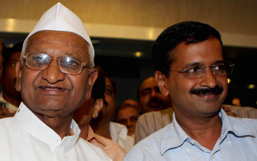 केजरीवालांनी याआधीची चूक पुन्हा करु नये - अण्णा हजारे 